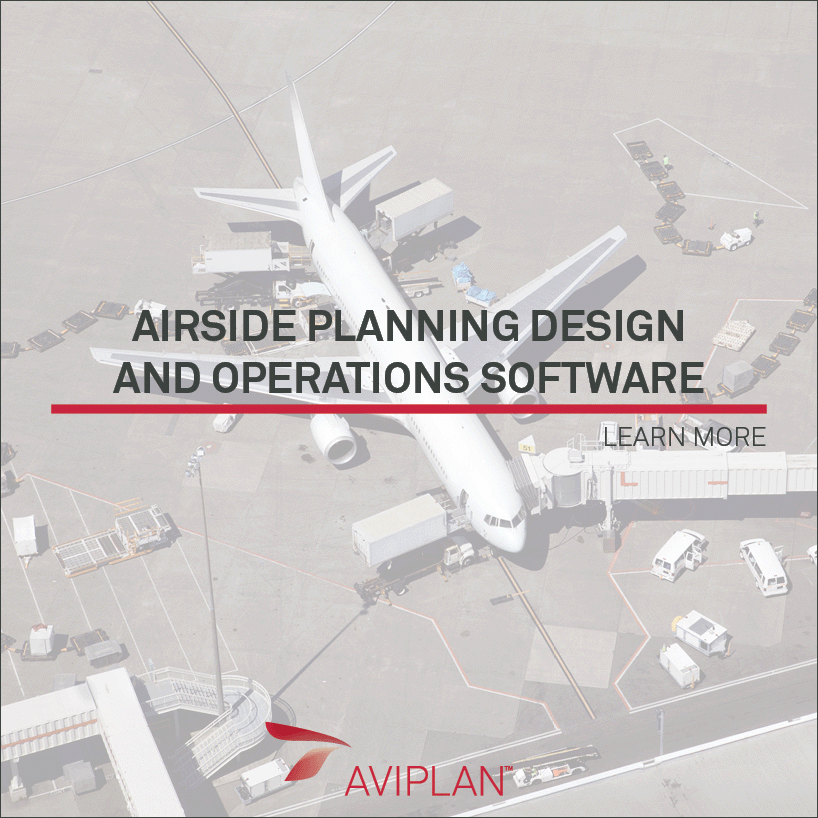 AVIPLAN AIRSIDE PRO Advanced aircraft maneuver and parking stand simulation and visualization