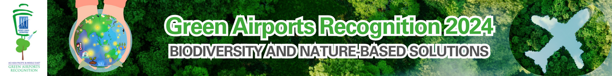 Green Airports Recognition 2024, GAR 2024, aviation sustainability