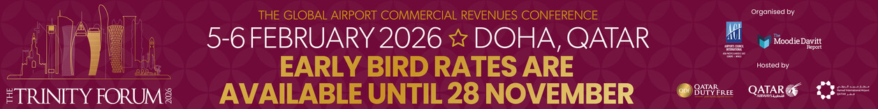 The Trinity Forum 2026, aviation commercial event, ACI, Moodie Davitt Report, airport event, Doha event, commercial revenues, travel retail gathering