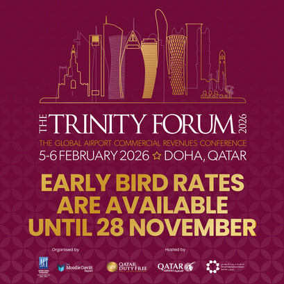 The Trinity Forum 2026, aviation commercial event, ACI, Moodie Davitt Report, airport event, Doha event, commercial revenues, travel retail gathering