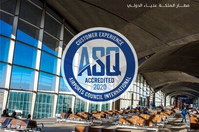 Queen Alia International Airport has been awarded Level 2 of the Airport Customer Experience Accreditation for enhancing offered services and bolstering customer satisfaction.