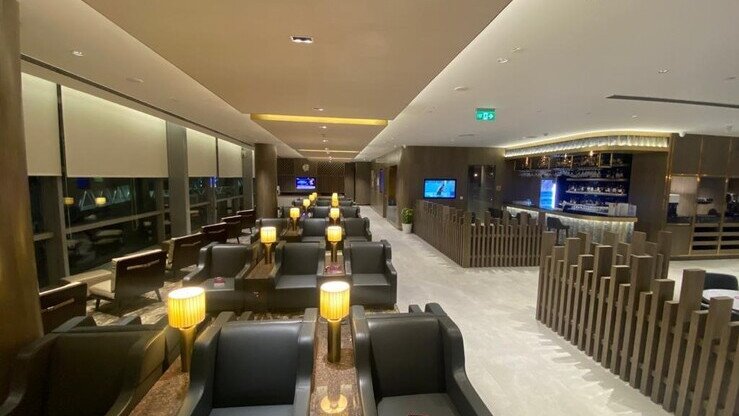 Refurbished Plaza Premium Lounge at Domestic Departures of GMR Hyderabad International Airport