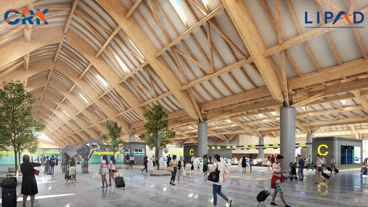 Rendering of Departure Hall at Clark International Airport