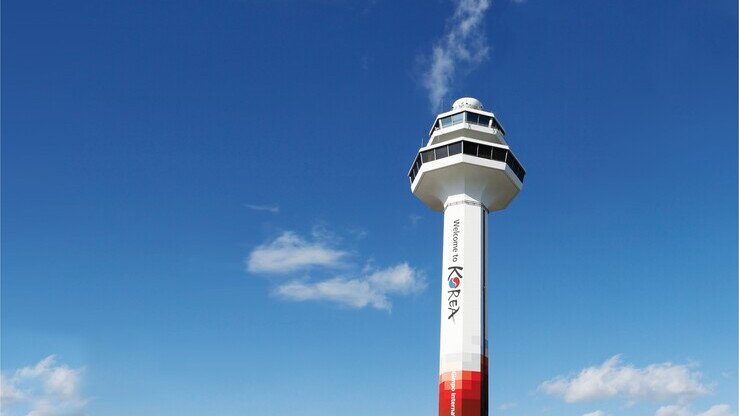 Control tower at Korea airports corporation airport