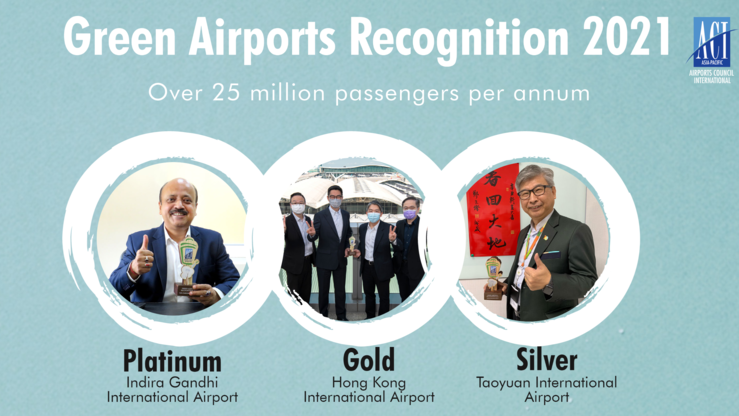 Recognized Airports in the Over 25 Million Passenger category