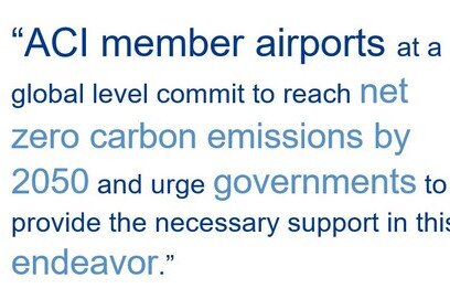 ACI World and the five ACI regions – in collaboration with members – have created a long-term carbon goal for their member airports. 