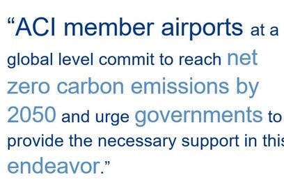 ACI World and the five ACI regions – in collaboration with members – have created a long-term carbon goal for their member airports. 