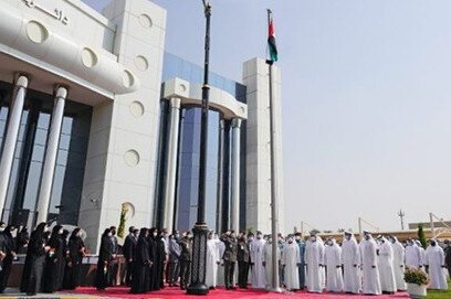 Amidst a Distinctive Atmosphere, to The Hymn of The National Anthem The Department of Civil Aviation and Sharjah Airport Authority Celebrated Flag Day