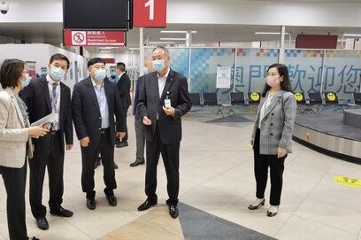 Members of the Executive Committee of CAM Inspect the Epidemic Prevention Work in Macau International Airport  