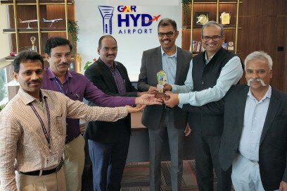 GMR Hyderabad International Airport  Receives ACI Asia–Pacific Green Airports Recognition Fifth Time in a Row 
