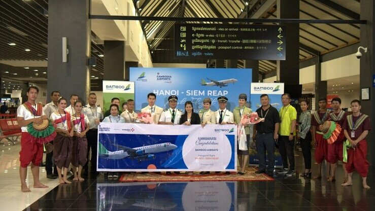 Bamboo Airways Makes Its Debut in Cambodia, Connecting Hanoi and Siem Reap