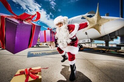 Brisbane airport, christmas