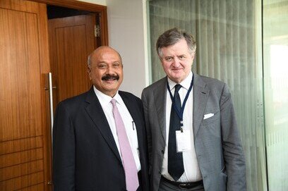 GMR Group, French Minister