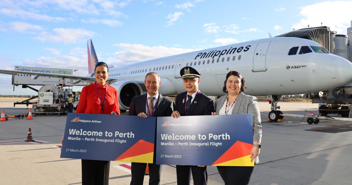 Philippine Airlines’ Nonstop Service From Manila Lands in Perth