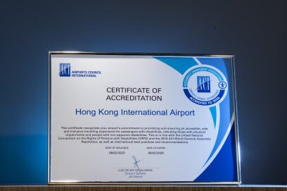 Airport Authority Hong Kong, ACI Accessibility Enhancement Accreditation Program 