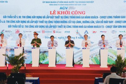 Airports Corporation of Vietnam: The Groundbreaking Ceremony of Three Bidding Packages Under the Construction Projects of Long Thanh International Airport Phase 1 and Passenger Terminal T3 - Tan Son Nhat International Airport