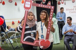 maldives airports blood donation camp