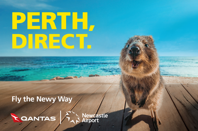 Newcastle Airport, qantas