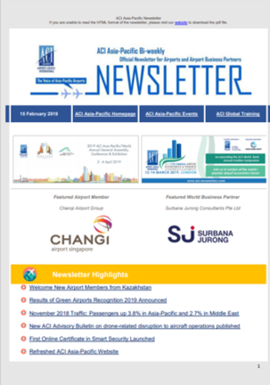 Newsletter - 15 February 2019