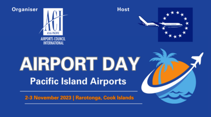 Airport day, cook islands, pacific island airports, airport event